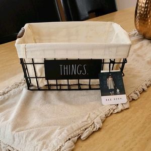 Rae Dunn Things Organize Bin